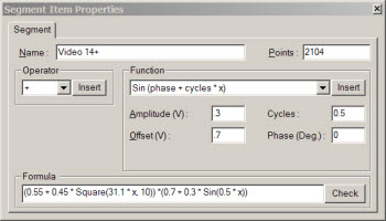 Creating an RS170 Video Signal with WaveEasy